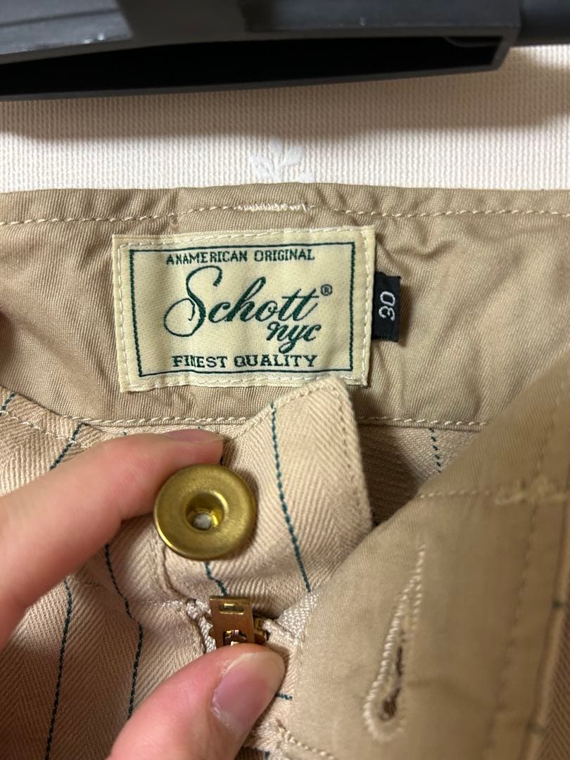 Schott STRIPE FRISCO PANTS ストライプ フリスコパンツ
