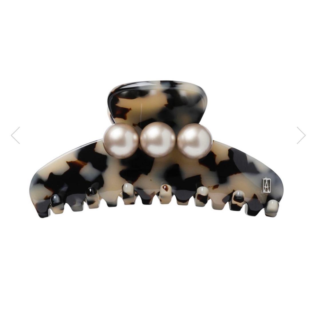 アレクサンドルドゥバリ パール付きヘアクリ ップ