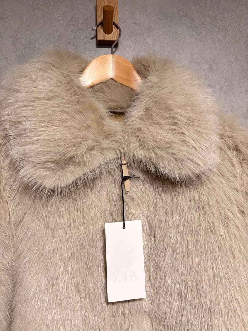 ZARA ザラ ダブルフェイス フェイクファージャケット S