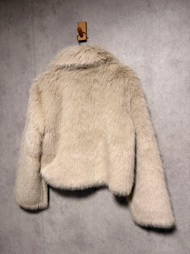 ZARA ザラ ダブルフェイス フェイクファージャケット S