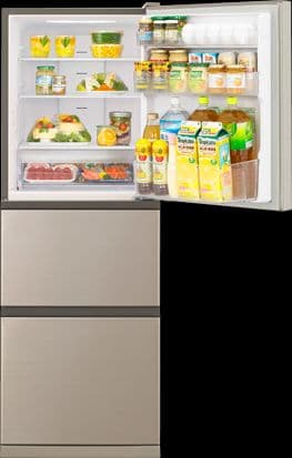 日立 冷蔵庫 265L 3ドア 右開き 冷凍室 66L 除菌清掃済 美品