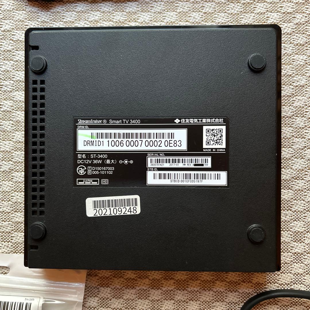 ひかりtv チューナー Smart TV3400