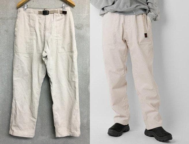 グラミチ 美品 25AW L ルーズ テーパード コーデュロイパンツ
