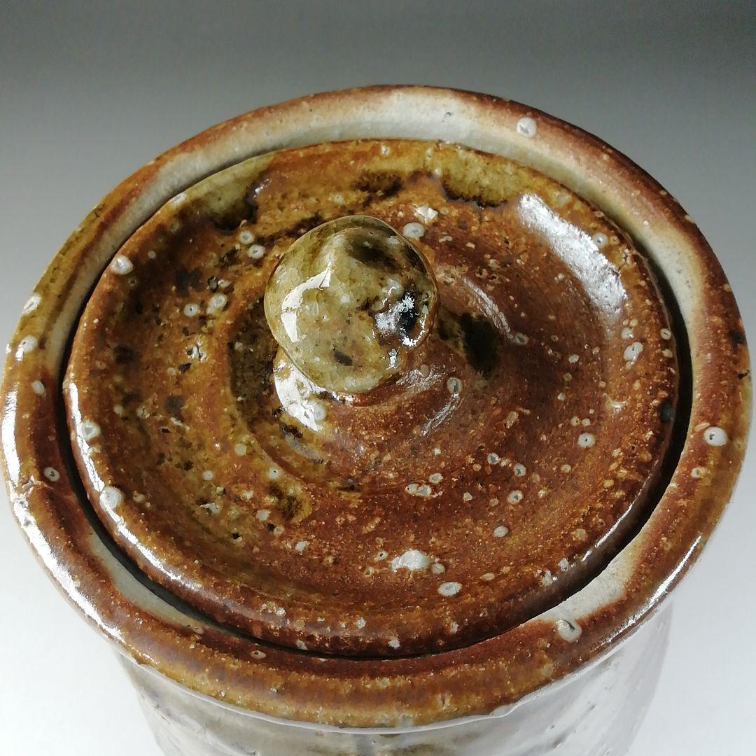 Ｔ１９１　水指　『細水指』『信楽焼　壺中窯　保庭楽入』『久田宗也(尋牛斎)箱書』