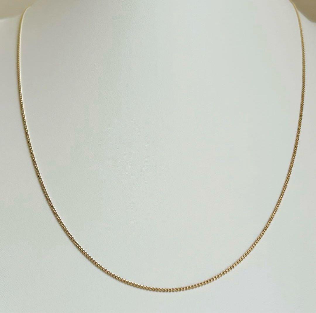 新品 高品質 日本製 18金 K18 喜平 キヘイ ネックレス 40cm