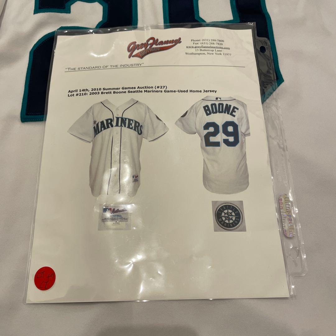 ブレットブーン　2003年製 実使用　イチロー佐々木同僚５番打者