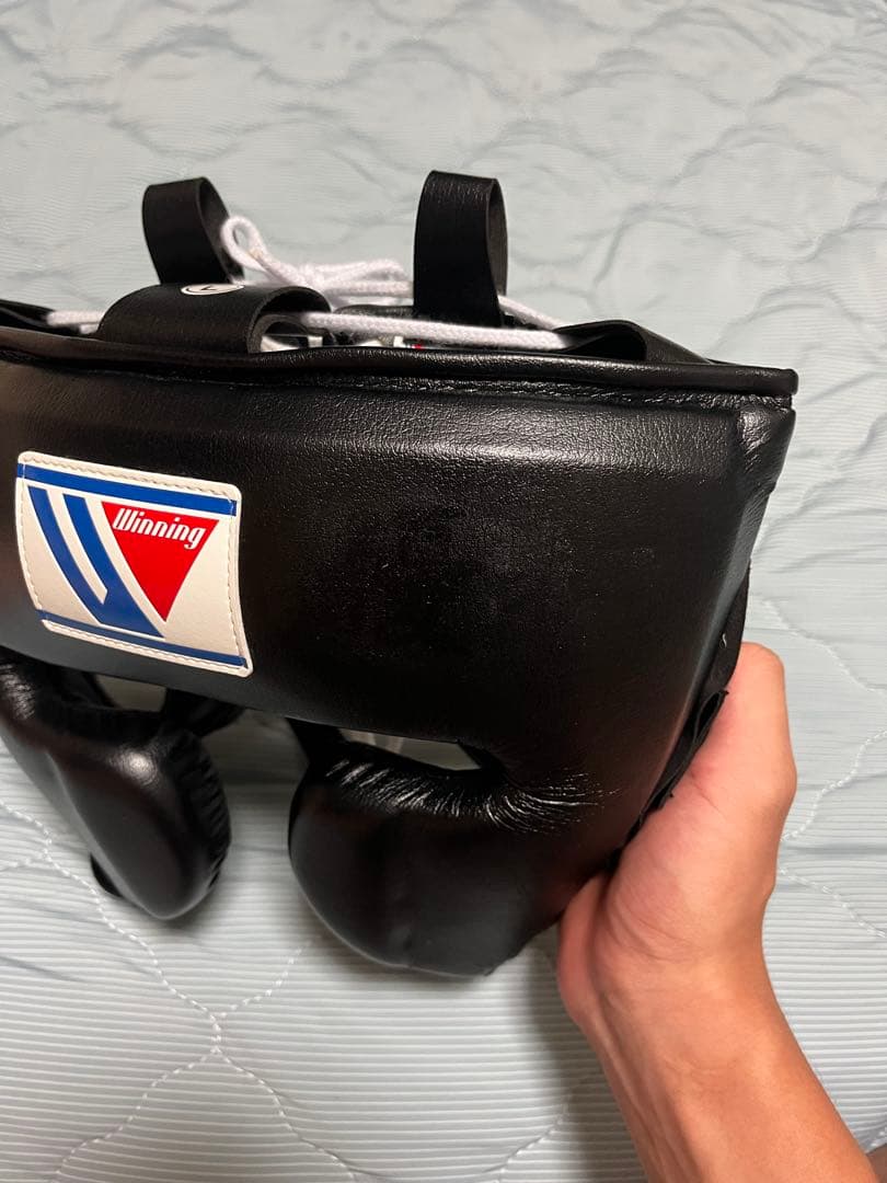 Winning ボクシングヘッドギア Lサイズ 黒