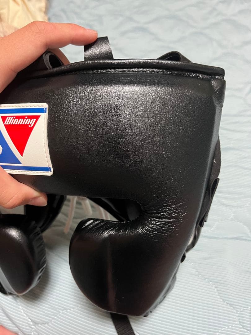 Winning ボクシングヘッドギア Lサイズ 黒