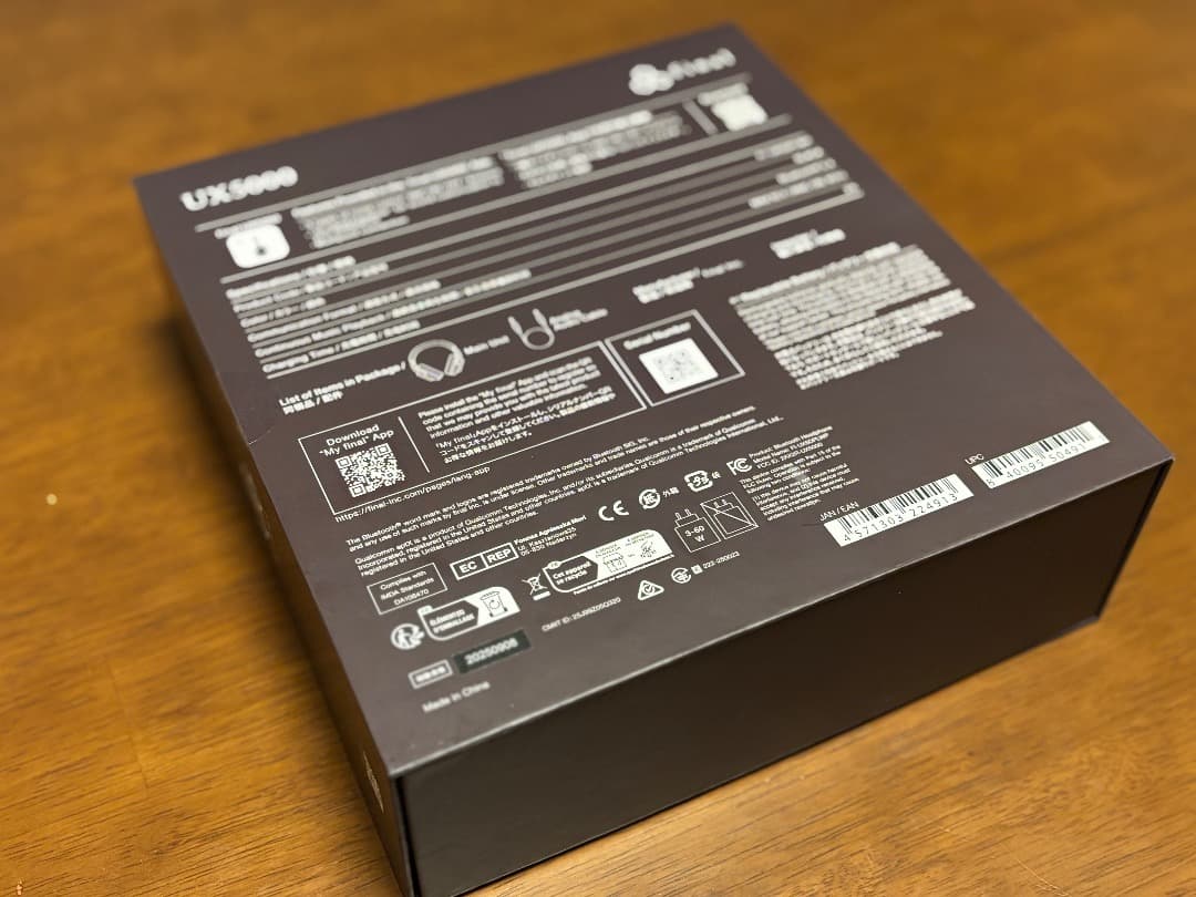 final UX5000 ワイヤレスヘッドホン LDAC接続