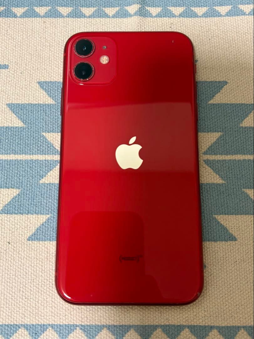 iPhone11 128GB 本体 レッド iOS26搭載 修理歴無し