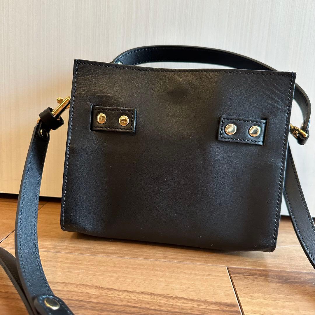 petite 　sita parantica 黒 レザーミニバッグ