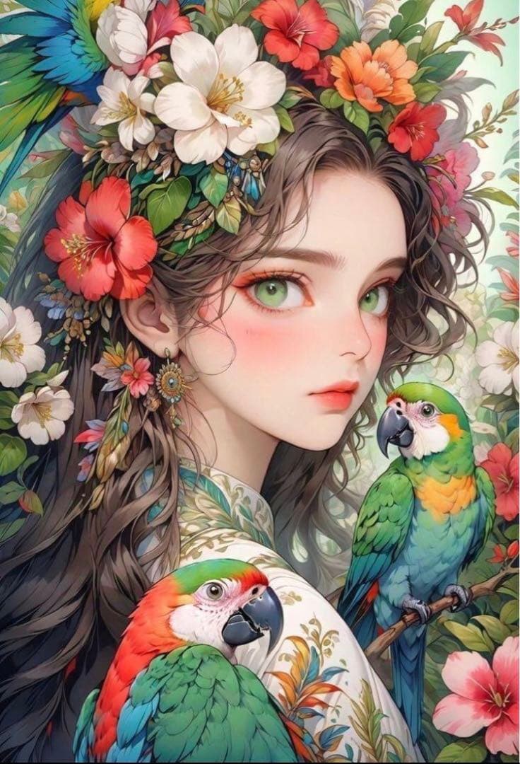 3点セット　樹脂ビーズ　123色　ダイヤモンドアートキット　A2 可愛い　女の子