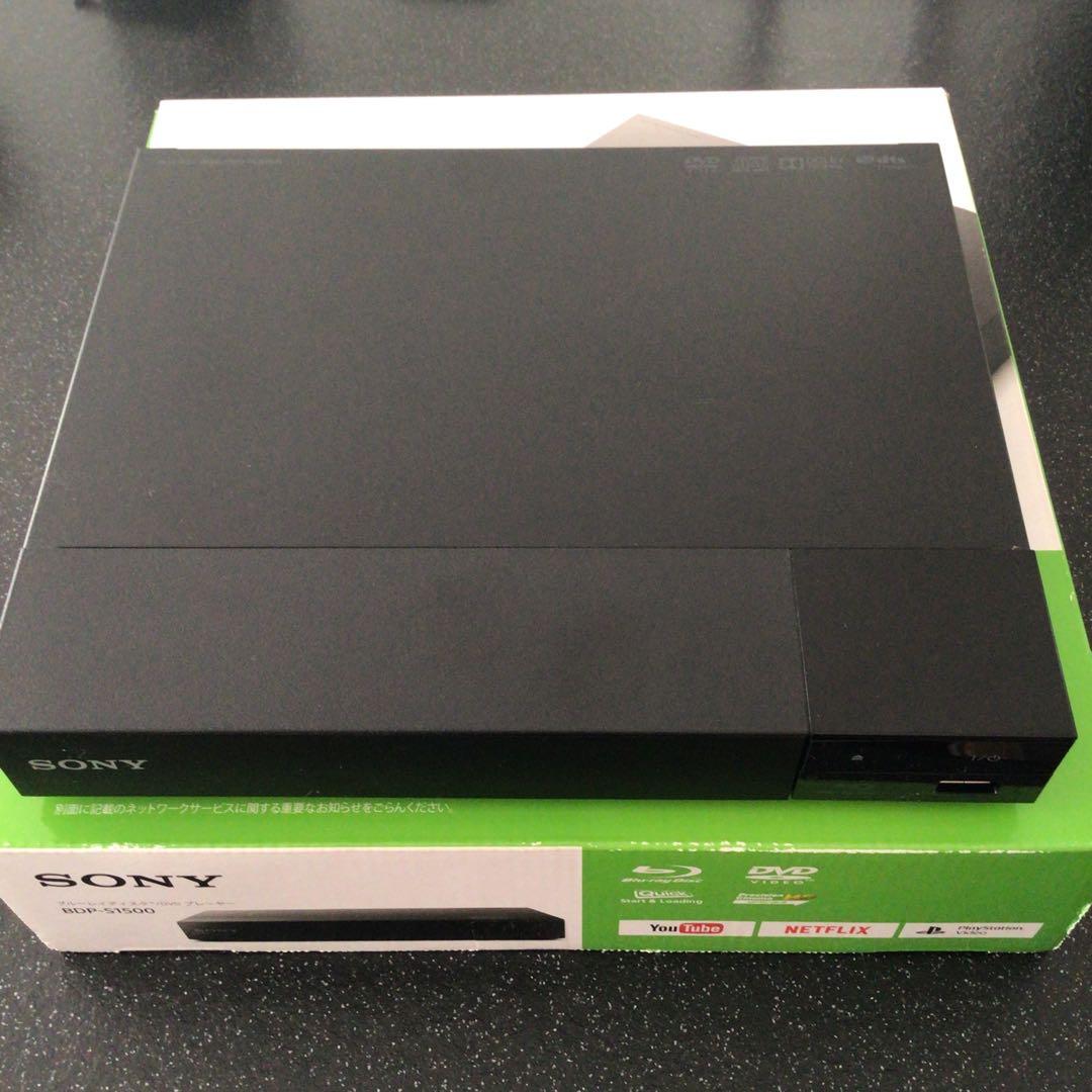 【動作◎】SONY ブルーレイ DVDプレーヤー 2017年 BDP-S1500