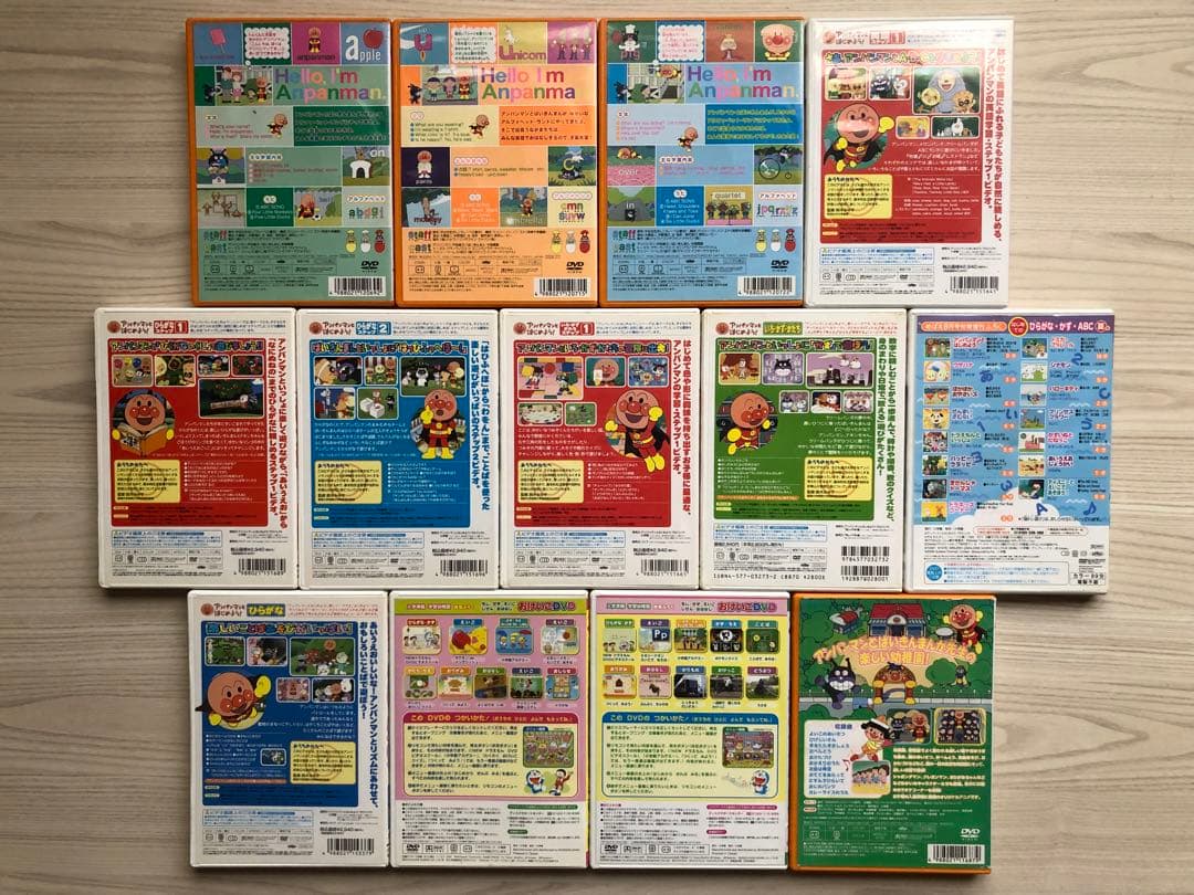 used アンパンマン 他 学習 ひらがな ABC 英語 習い事 DVD セット