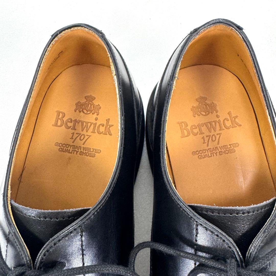 【Berwick】バーウィック（25.5） Uチップ 革靴 ビジネスシューズ