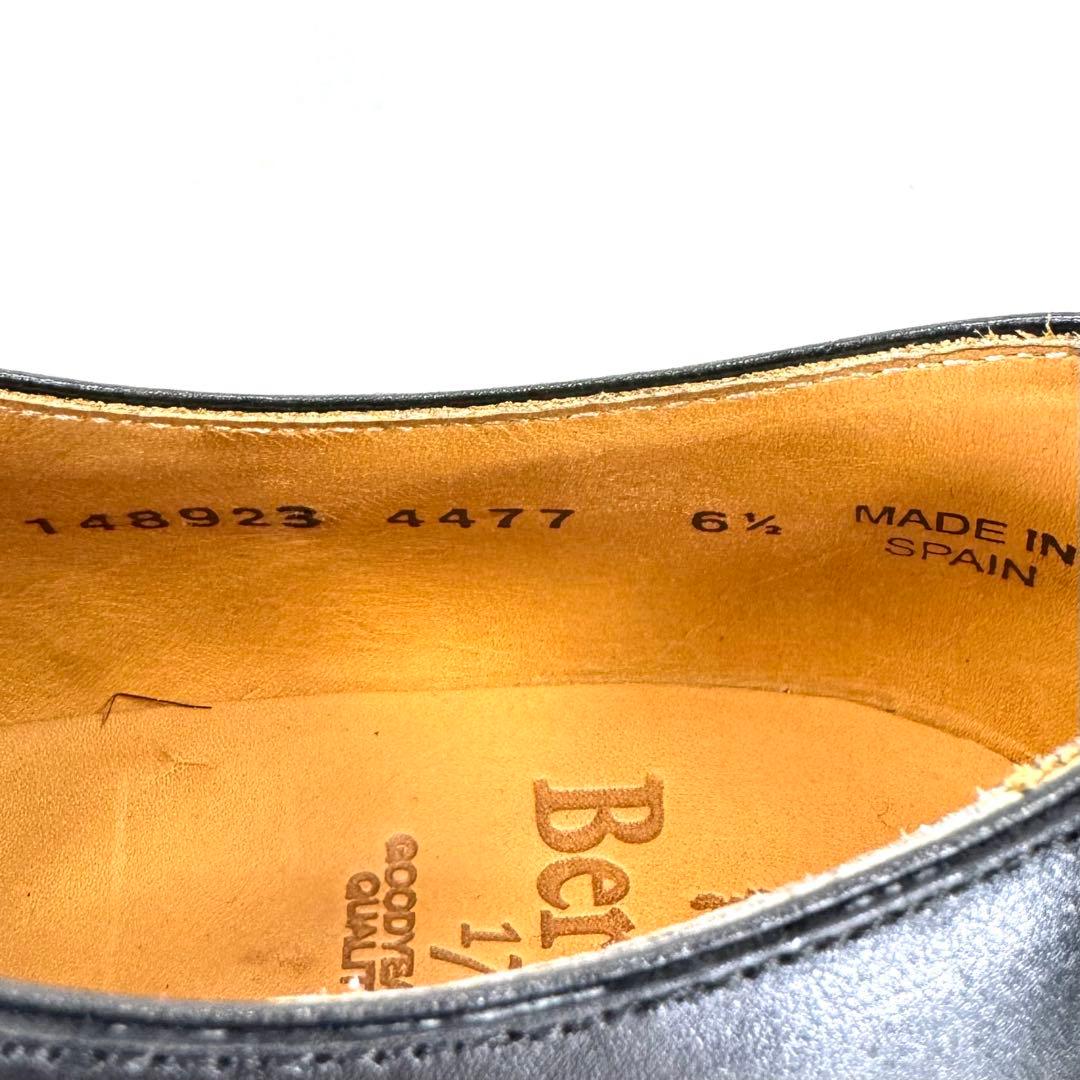 【Berwick】バーウィック（25.5） Uチップ 革靴 ビジネスシューズ