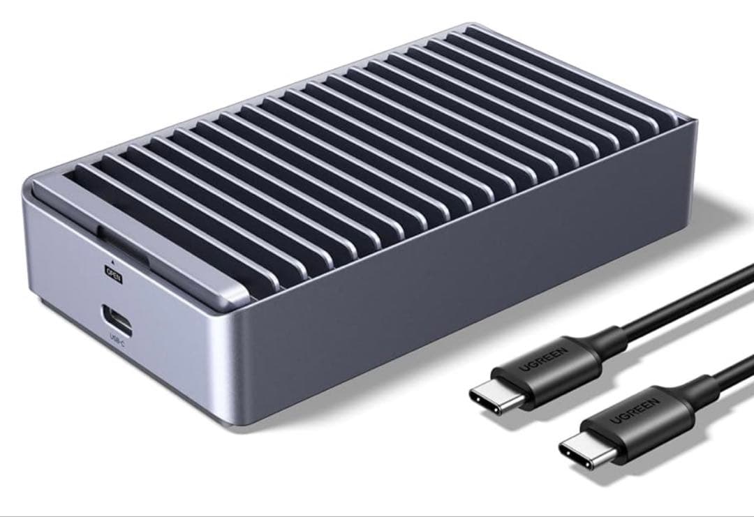 UGREEN M.2 SSD 外付けケース USB4 40Gbps M.2