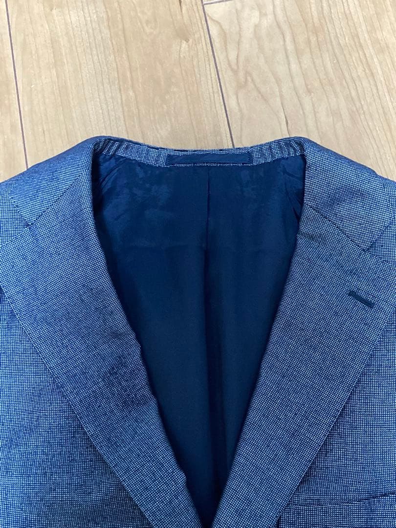 T*s様 RING JACKET スーツ　46 ネイビーグレー