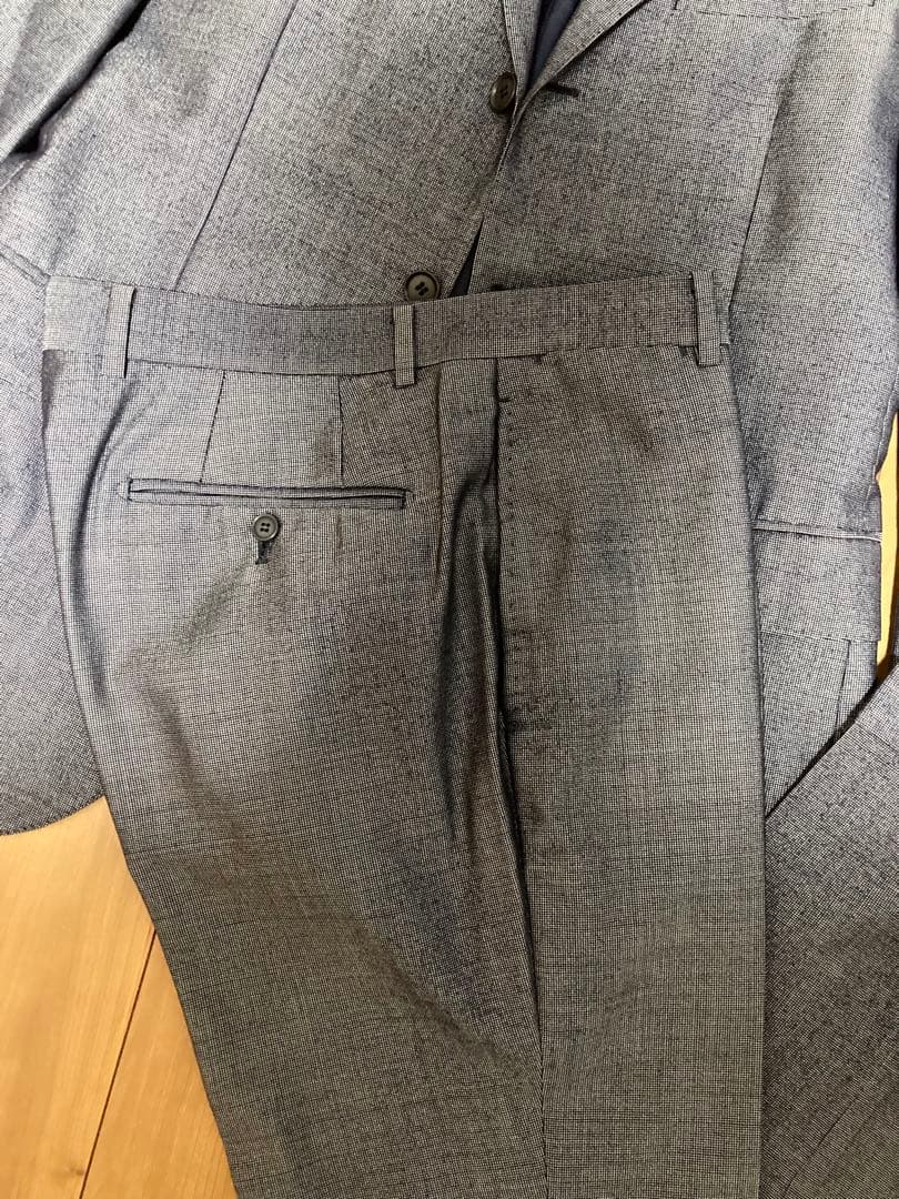 T*s様 RING JACKET スーツ　46 ネイビーグレー