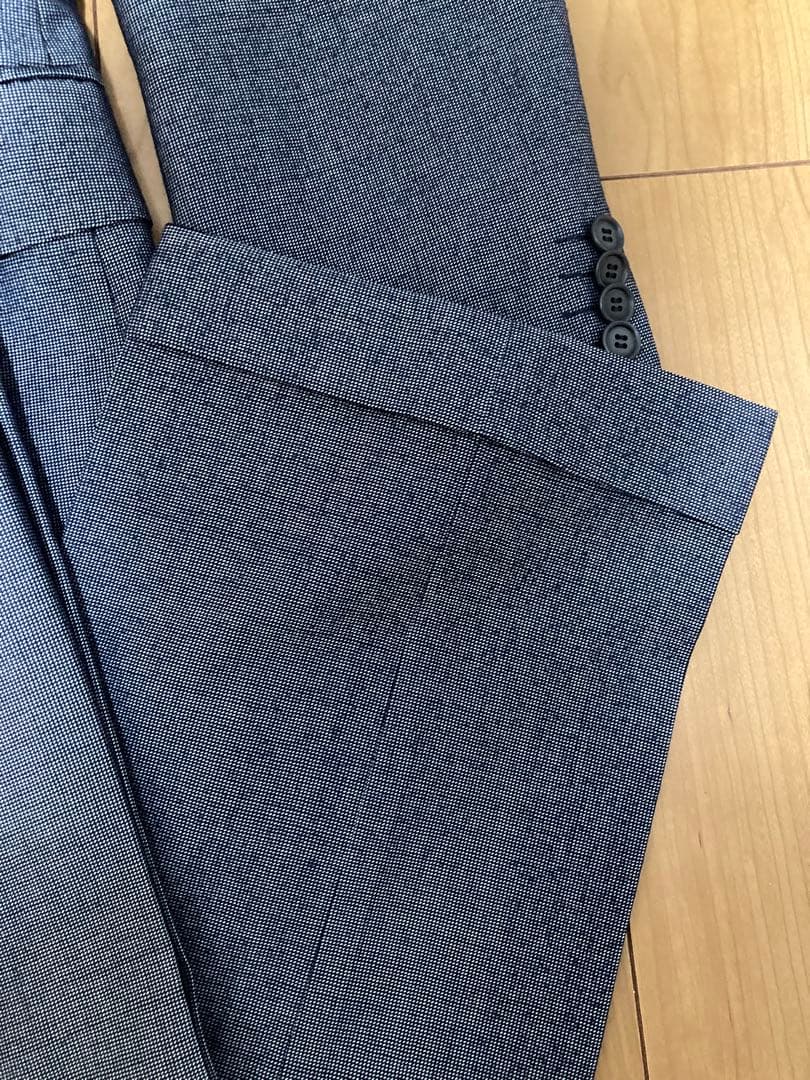 T*s様 RING JACKET スーツ　46 ネイビーグレー