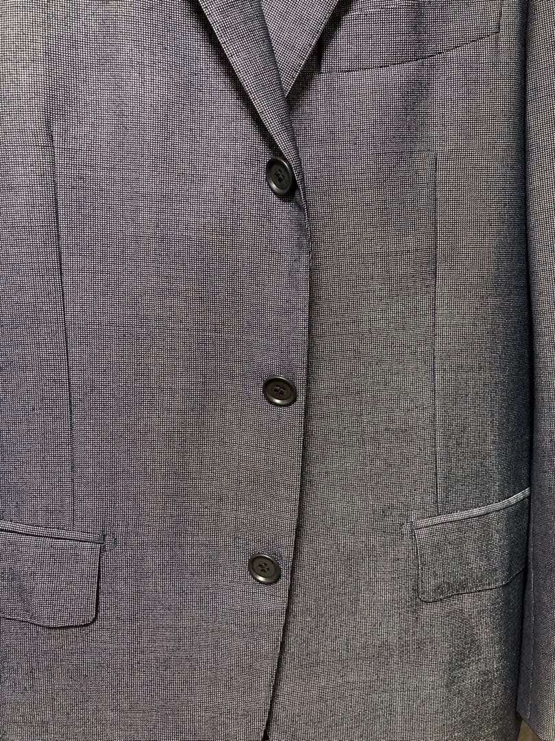 T*s様 RING JACKET スーツ　46 ネイビーグレー