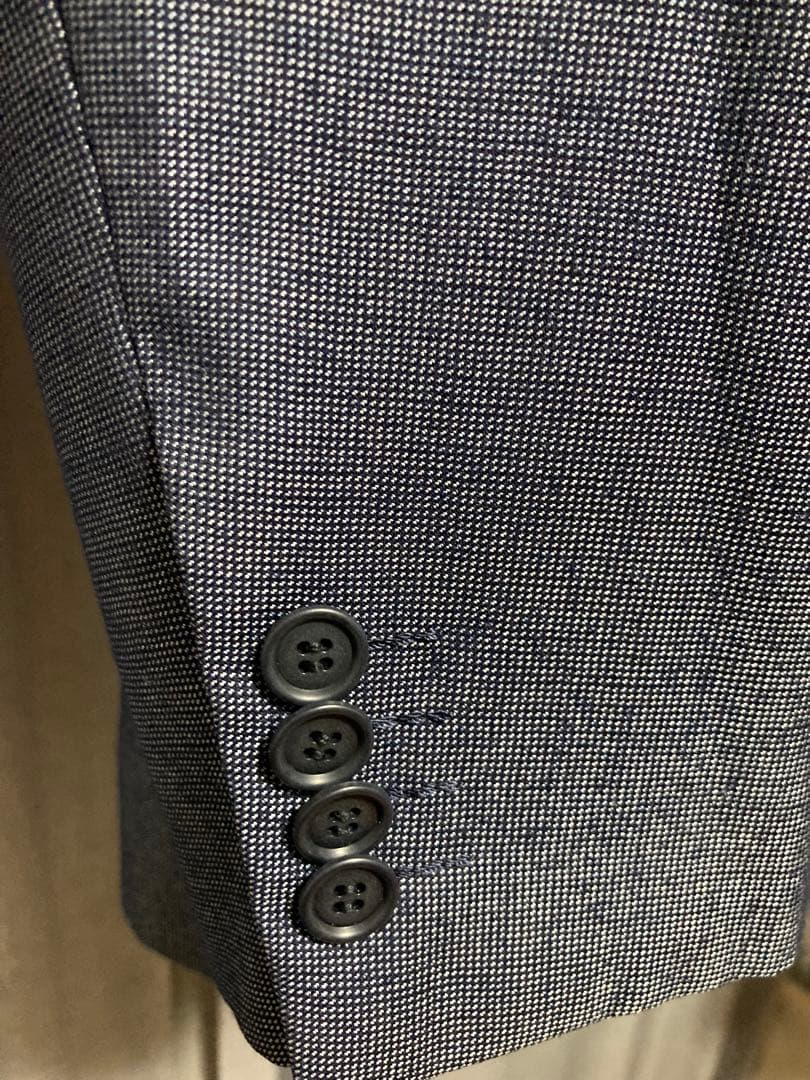 T*s様 RING JACKET スーツ　46 ネイビーグレー