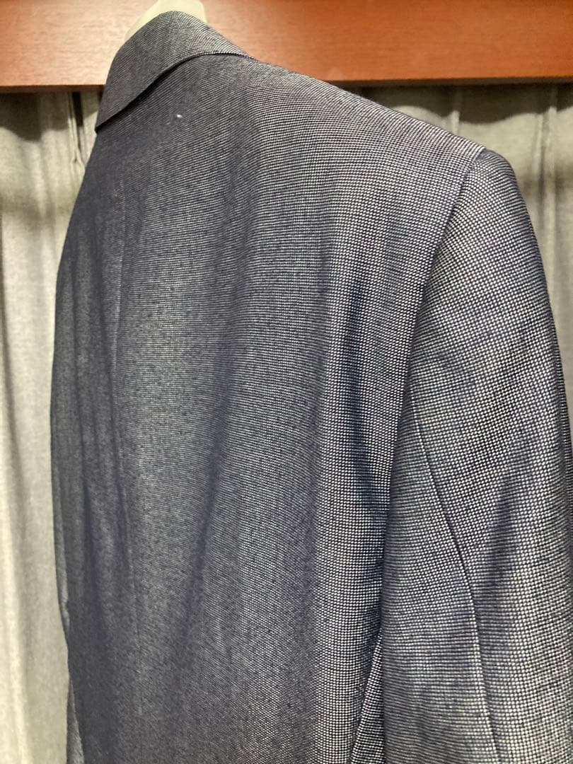 T*s様 RING JACKET スーツ　46 ネイビーグレー