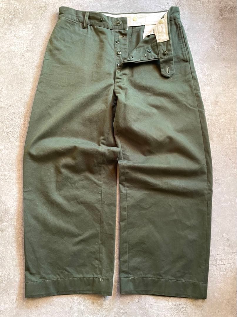 atlast&co アットラスト チノトラウザーズ 34 ミリタリー チノ