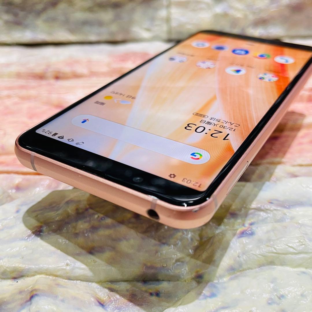 SIMフリー AQUOS sense3 64GB ライトカッパー 電池良好