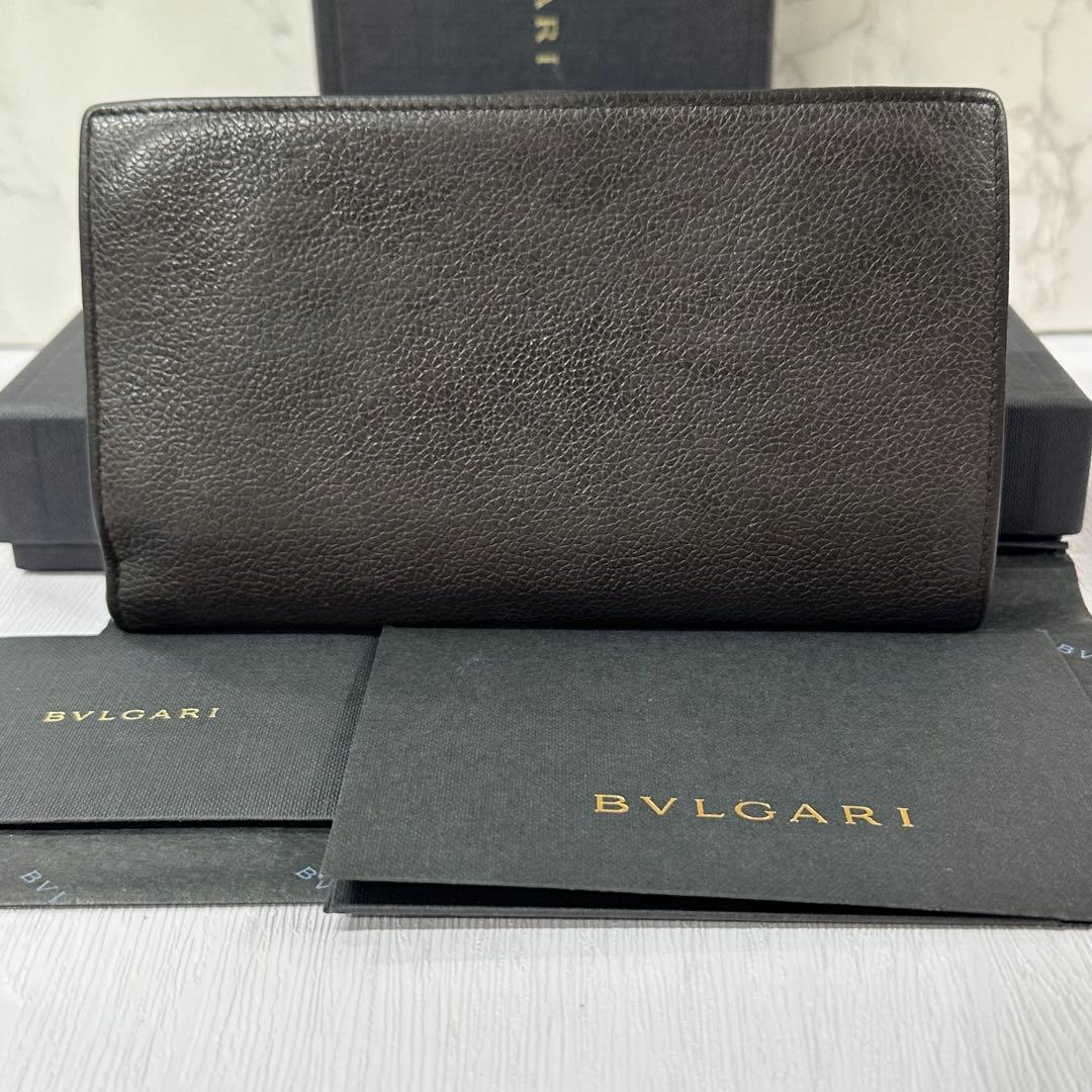 新品同様‼️ ブルガリ　BVLGARI 財布　長財布　サークルロゴ　付属品込み