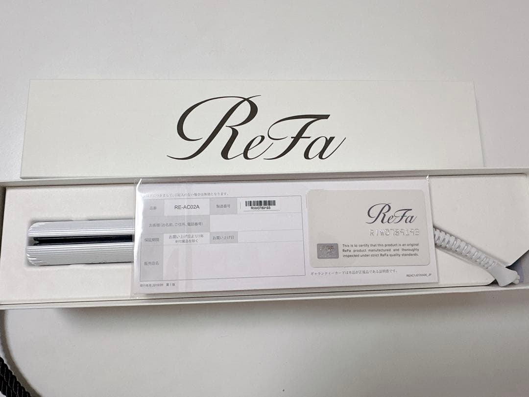 ReFa リファ　ストレートヘアアイロン　RE-AC02A