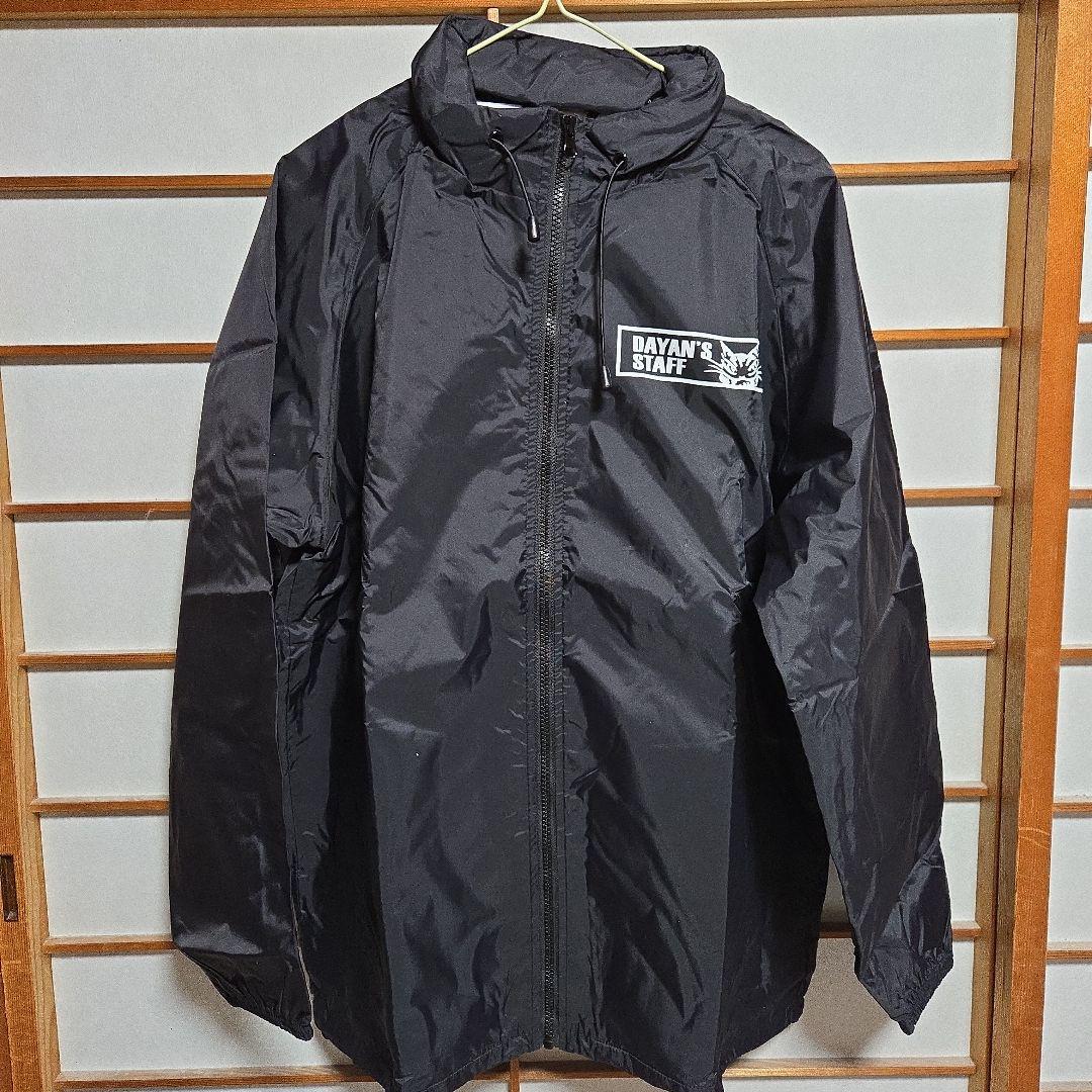ブラック ナイロンスタンドジャケット Lサイズ