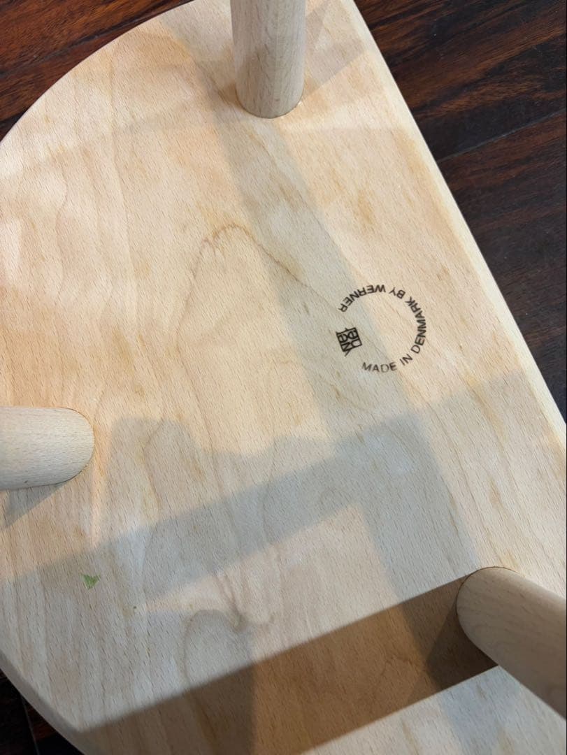 デンマーク製 WERNER シューメーカーチェア 北欧無垢材 スツール 正規品