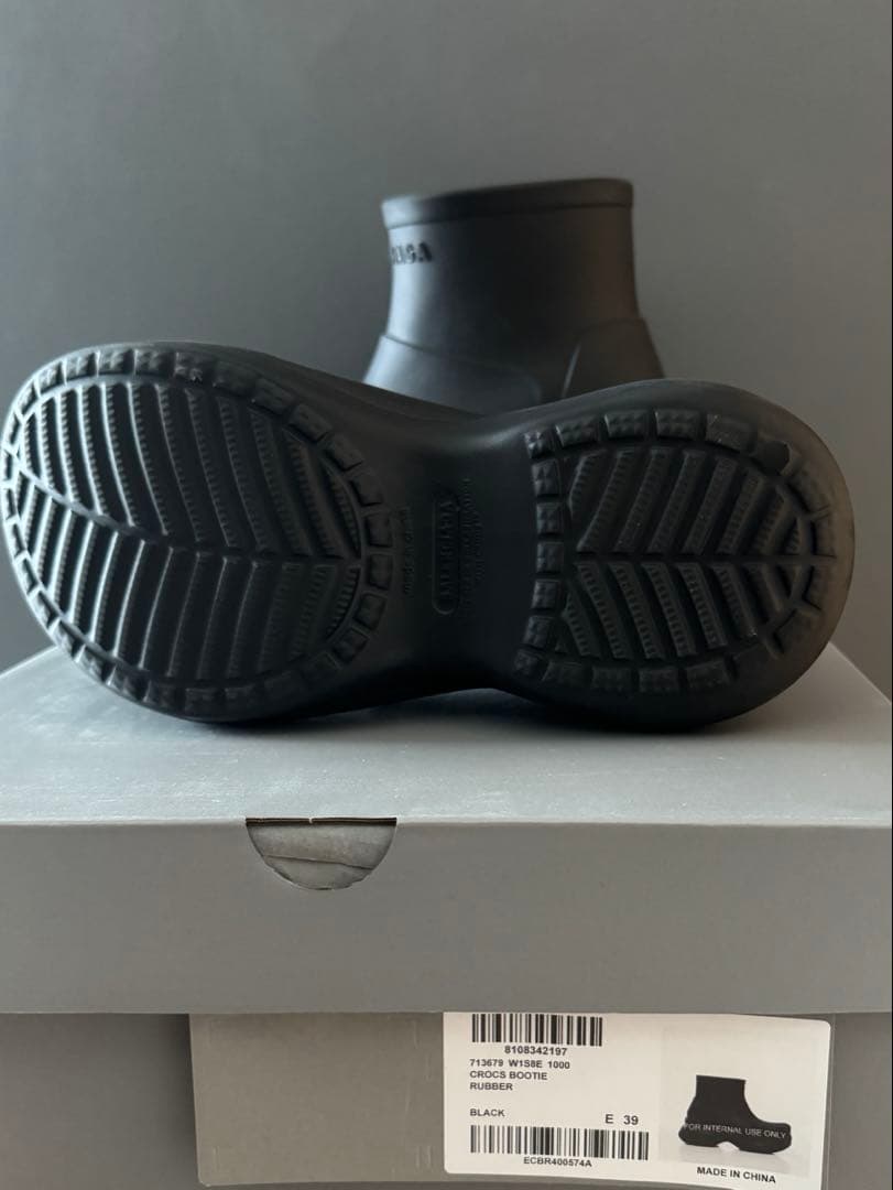 BALENCIAGA CROCS クロッグブーツ ブラック 39