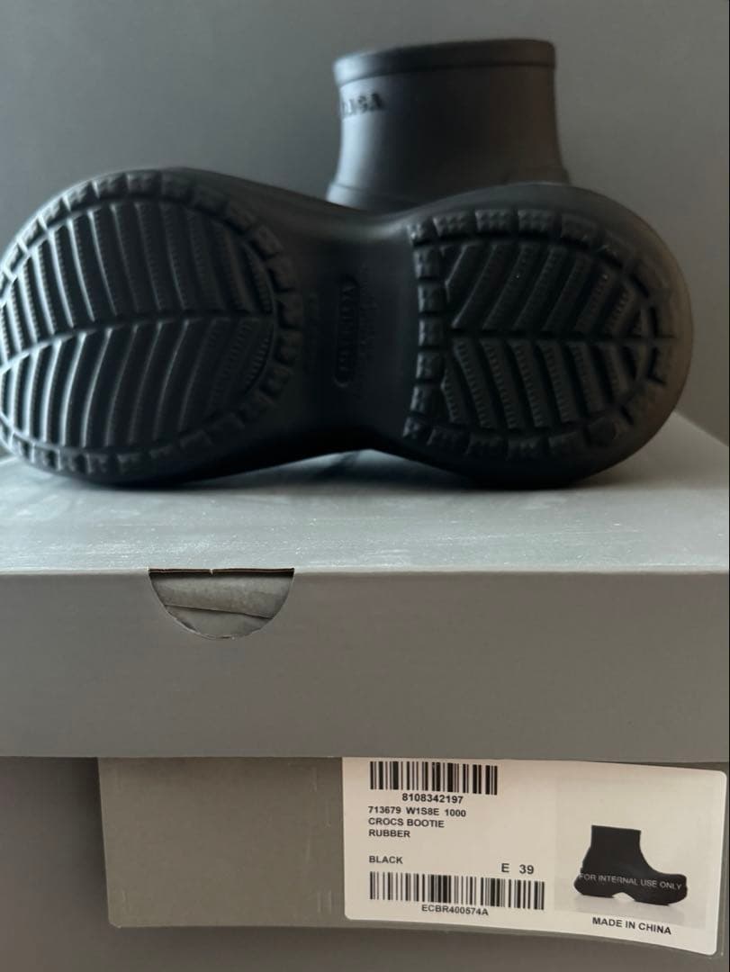 BALENCIAGA CROCS クロッグブーツ ブラック 39