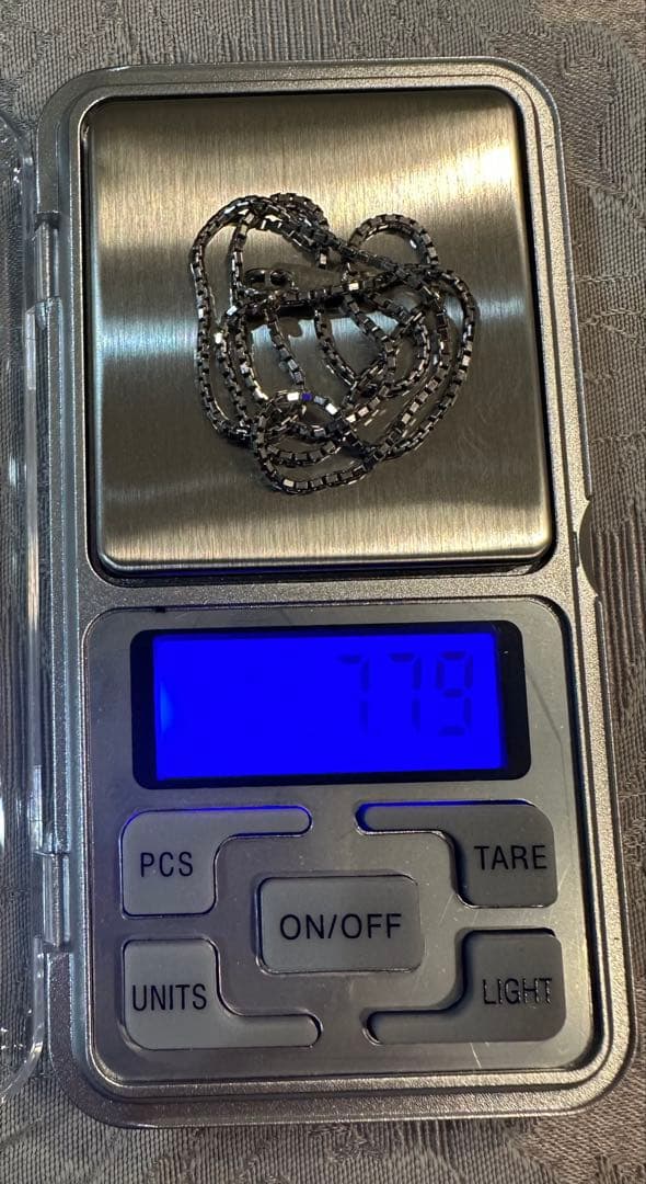 プラチナ　ベネチアンネックレス　チェーンネックレス　Pt850 40センチ