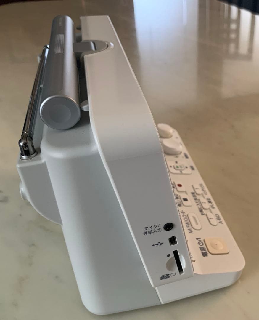 Panasonic RF-DR100-W ラジオ　語学学習　英語　録音