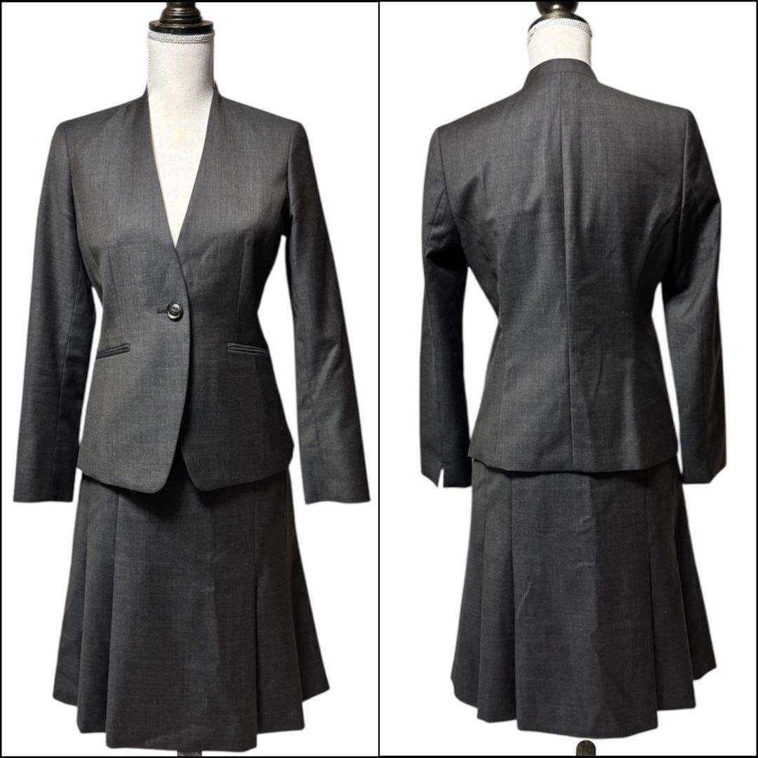 NEW YORKER CANONICO スーパー110 スカート　スーツ