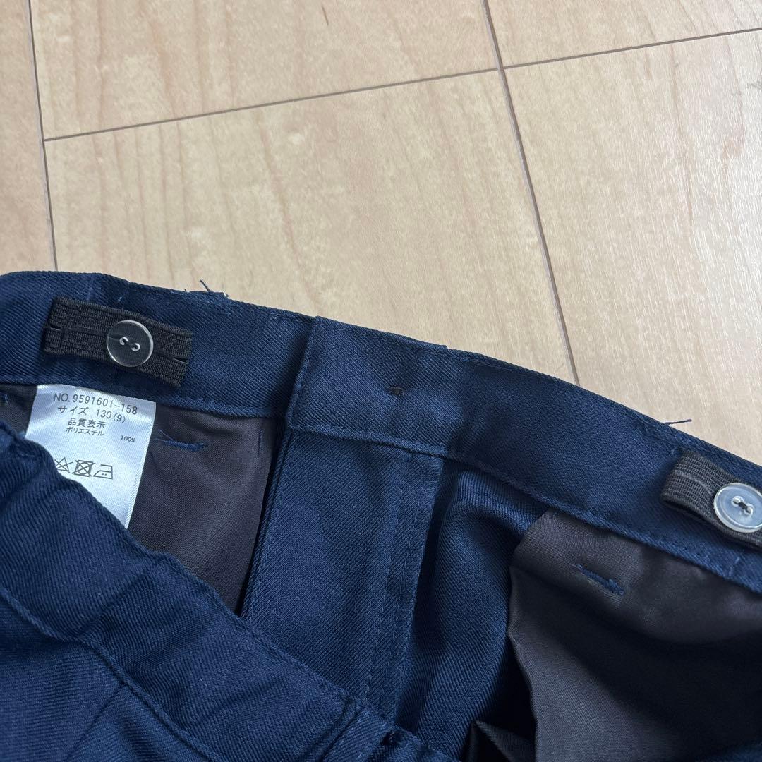 【新品】130　プティマイン　ネイビー 　フォーマルスーツ 男の子　セットアップ