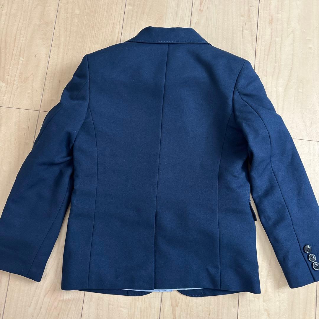【新品】130　プティマイン　ネイビー 　フォーマルスーツ 男の子　セットアップ