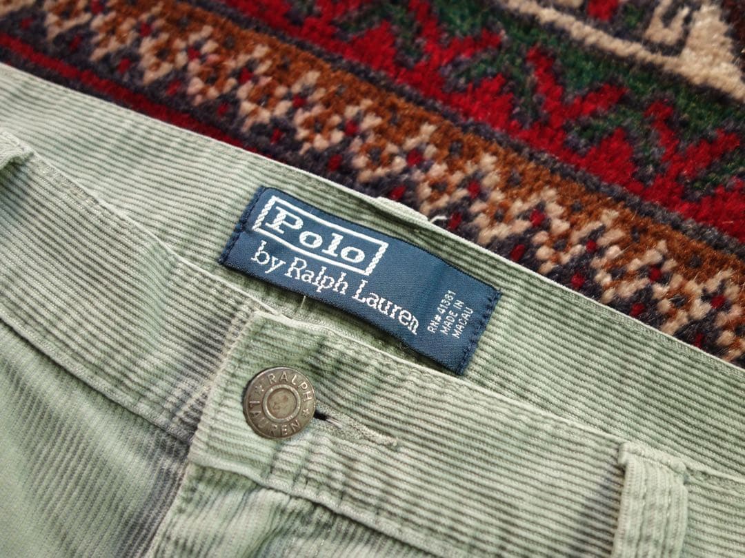polo ralph lauren コーデュロイパンツ 38 ピスタチオ