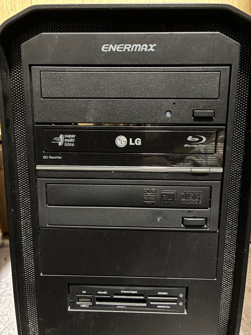 PCケース/ASUSマザーボード/CPU/MEM/BD/DVD/電源などセット