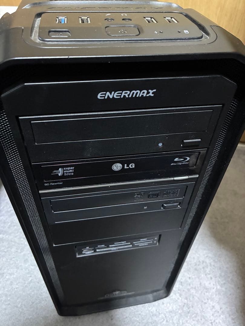 PCケース/ASUSマザーボード/CPU/MEM/BD/DVD/電源などセット