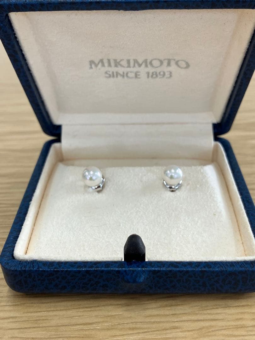 MIKIMOTO ミキモトK18 ゴールド　パール　 真珠　ピアス　アクセサリー