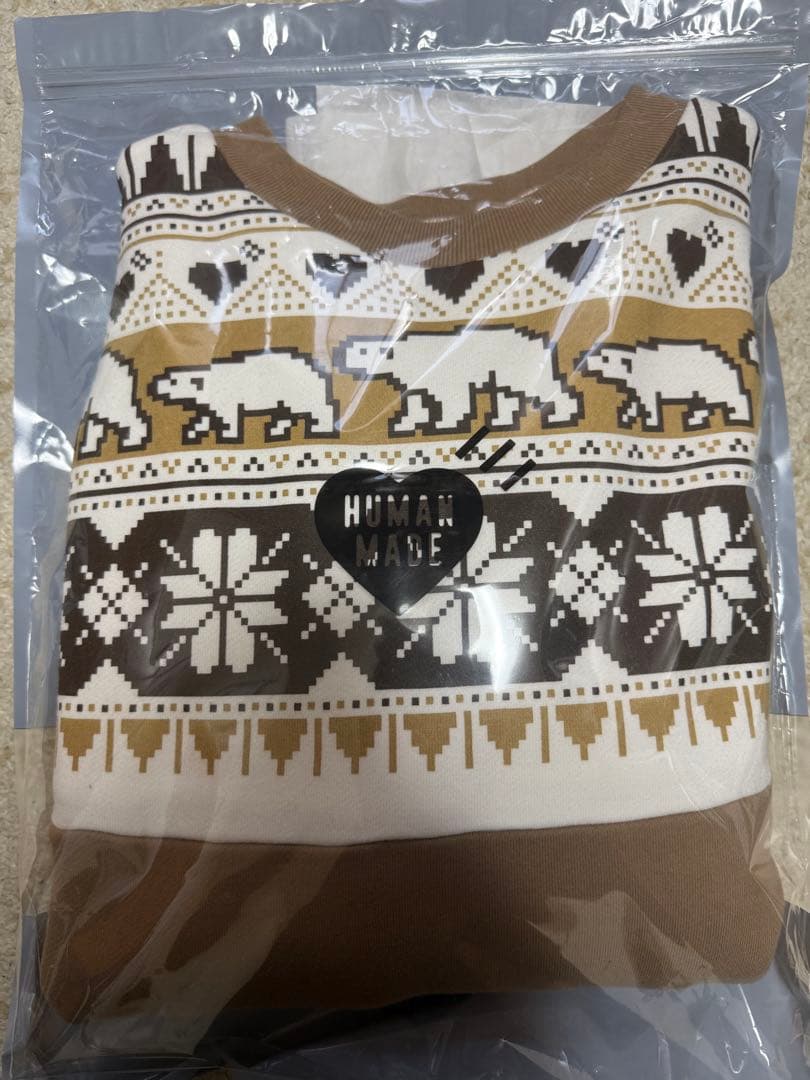 美中古 HUMANMADE FLAKES SWEAT shirt XL