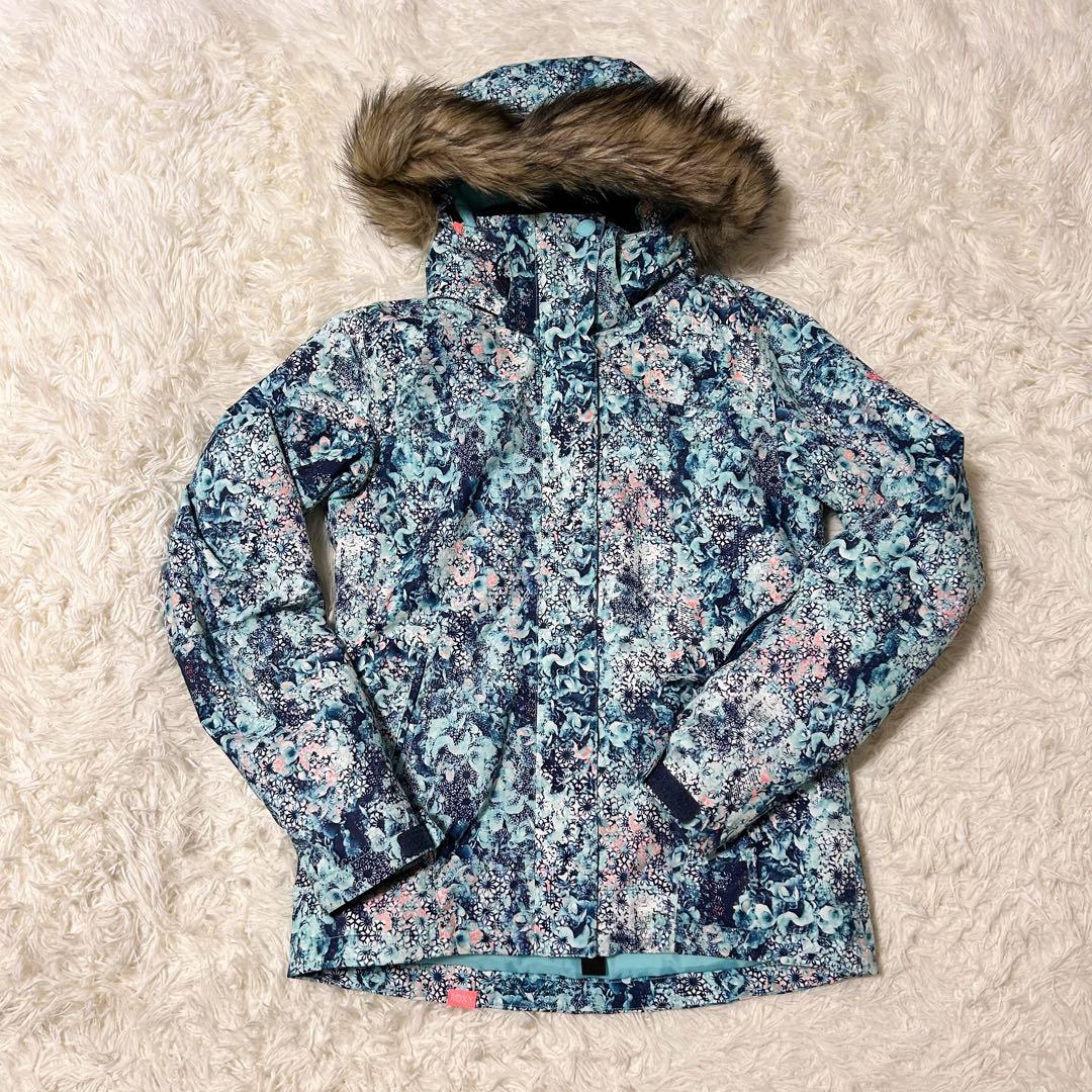 【美品】ROXY ロキシー スキー スノーボード 上下 レディース 花柄 M
