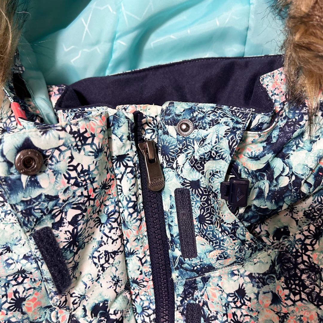 【美品】ROXY ロキシー スキー スノーボード 上下 レディース 花柄 M