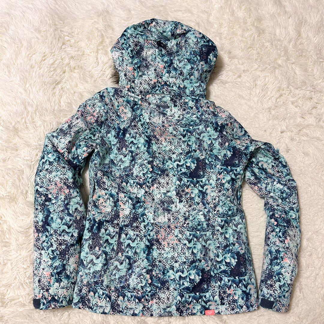 【美品】ROXY ロキシー スキー スノーボード 上下 レディース 花柄 M