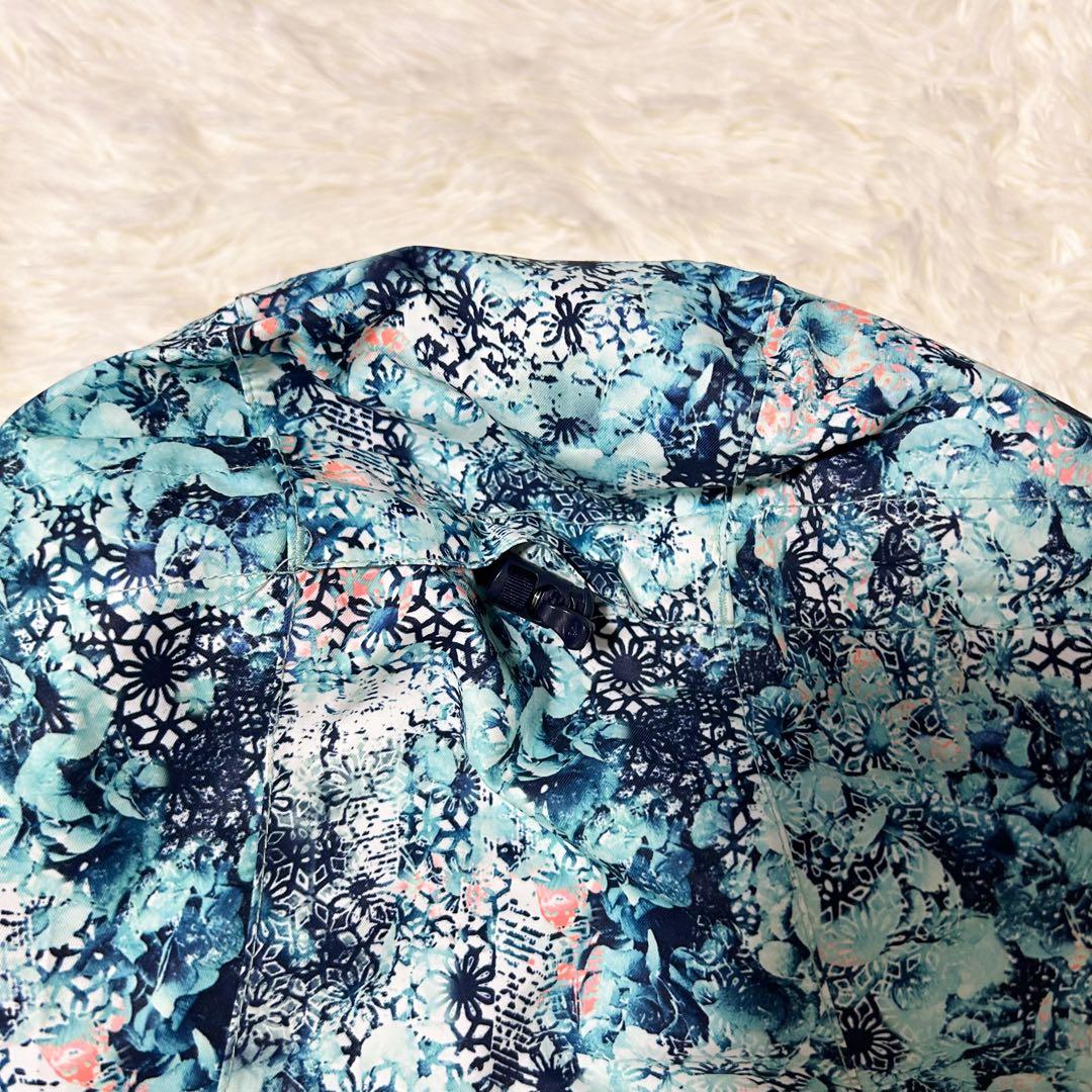 【美品】ROXY ロキシー スキー スノーボード 上下 レディース 花柄 M