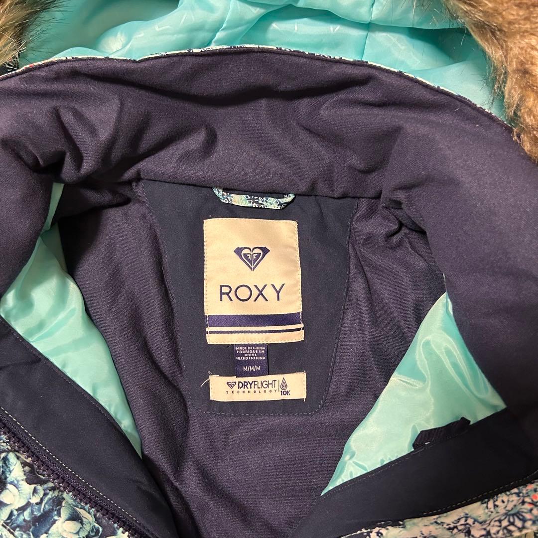 【美品】ROXY ロキシー スキー スノーボード 上下 レディース 花柄 M
